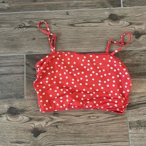 Polka Dot Beach Riot Bikini Top